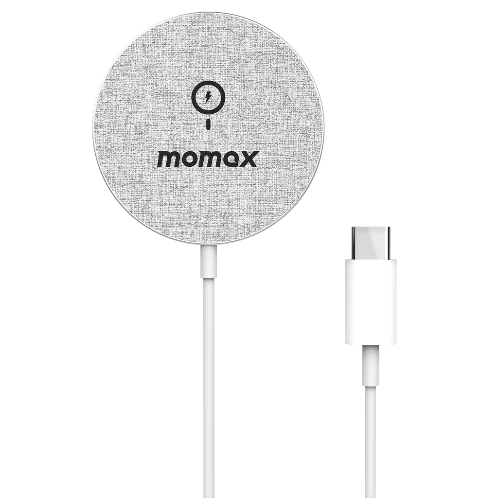 Momax q. Mag wireless charger light gray Jomla.ae