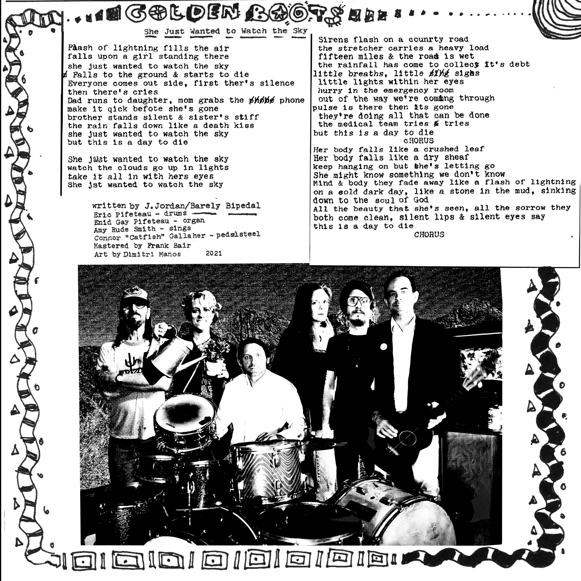 Golden Boots She Just Wanted To Touch The Sky 8″ Pic Disc » PIAPTK