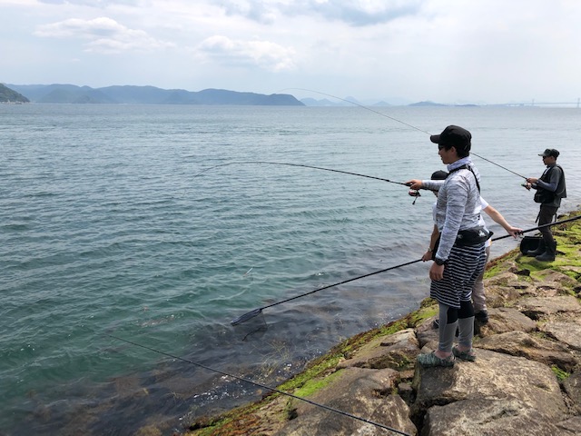 春の釣り研修～IN渋川海岸～ 釣りのポイント