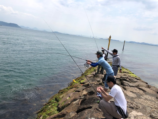 春の釣り研修～IN渋川海岸～ 釣りのポイント