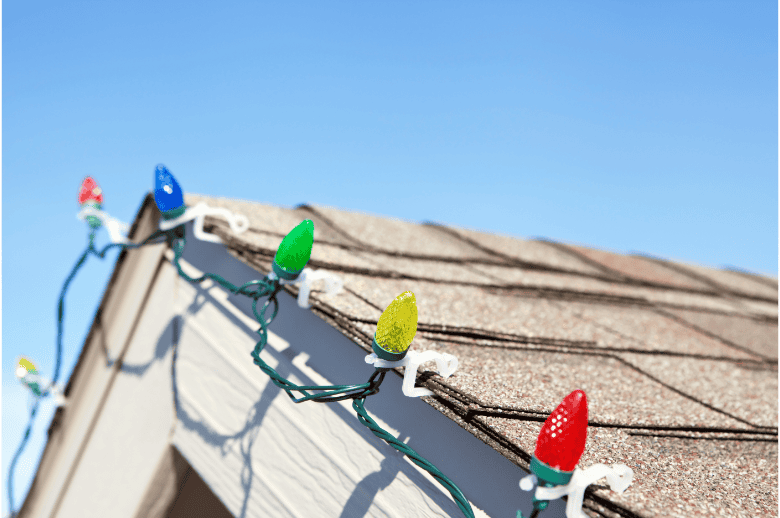 Hang Holiday Lights Without Hurting the Roof Shamrock Roofing and