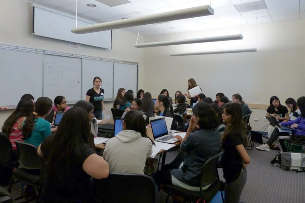 Code Camp empowers high school girls with computer science education