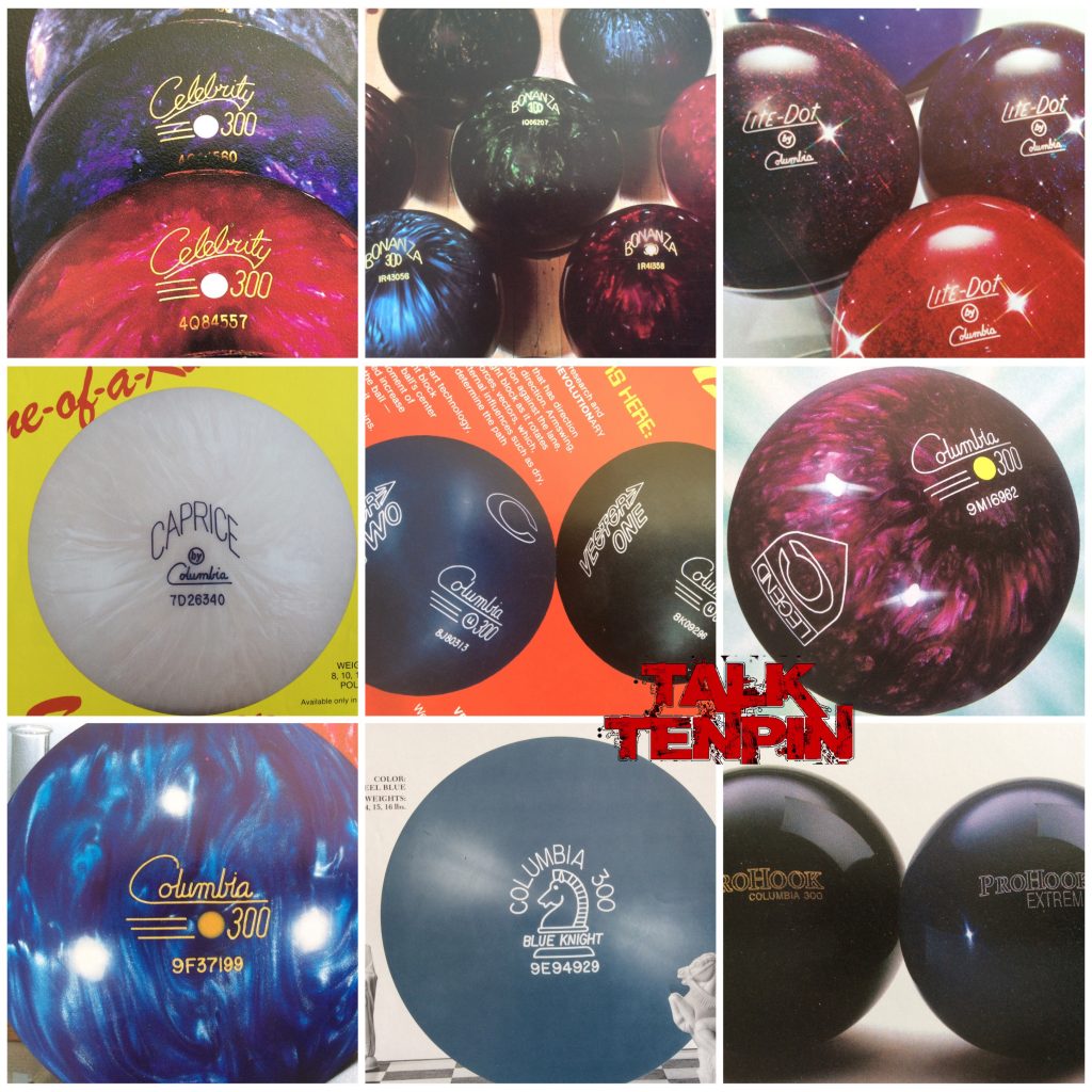 Old Gold Soooooo many bowling balls from History Talk Tenpin