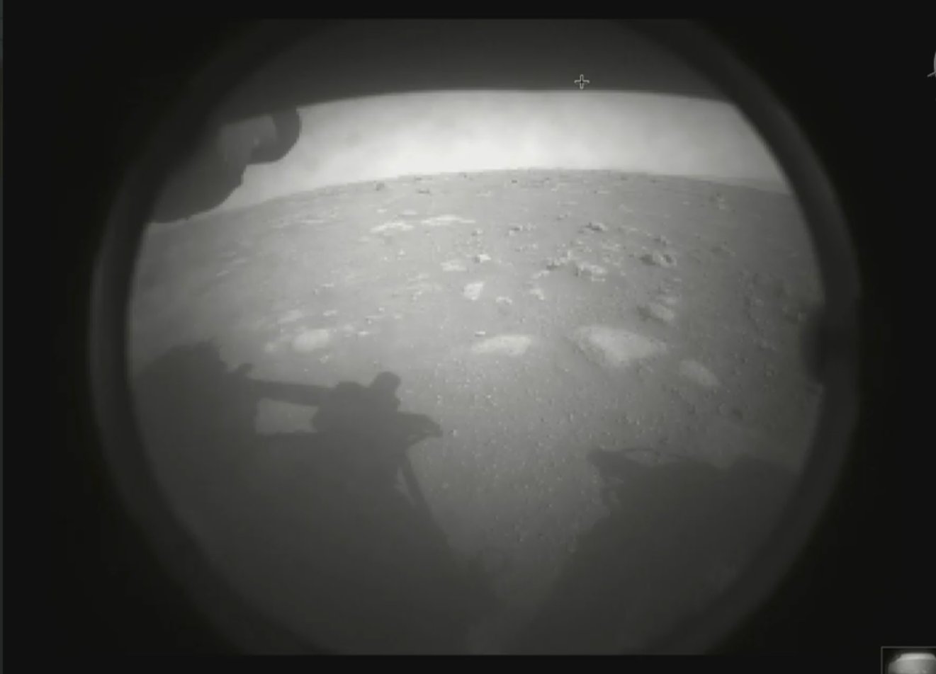 This is the first image taken by NASA's Perseverance Mars rover MIT