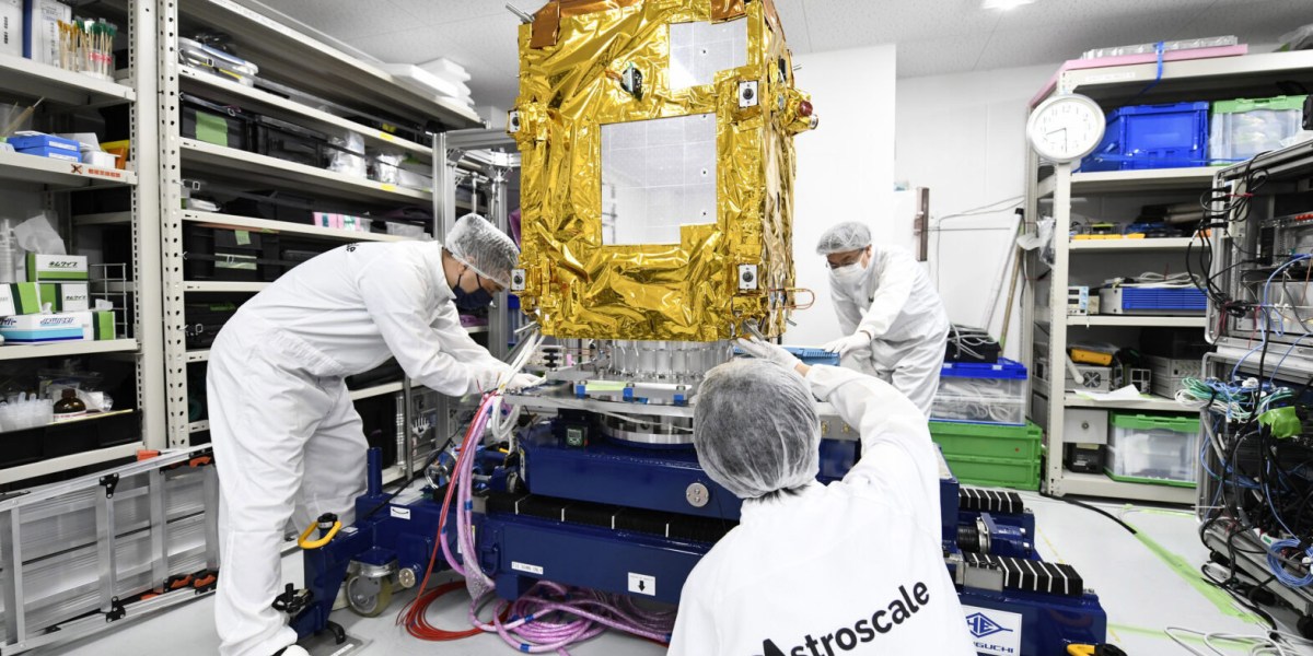 The firstever mission to pull a dead rocket out of space has just