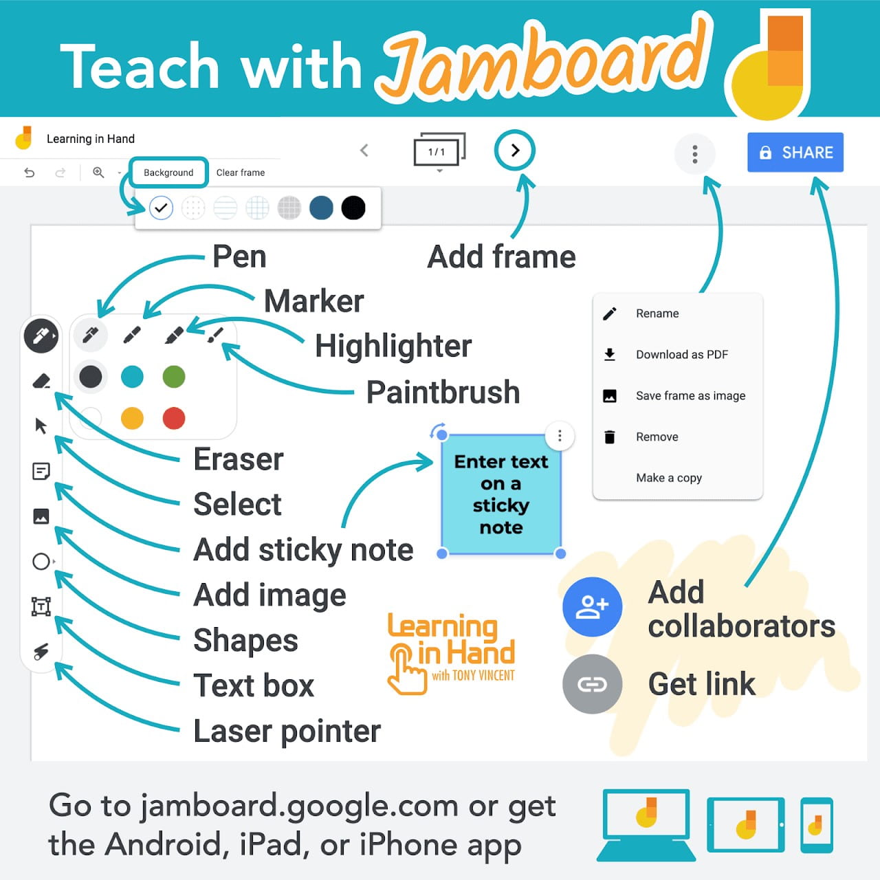 Infographic/Whiteboard Tools
