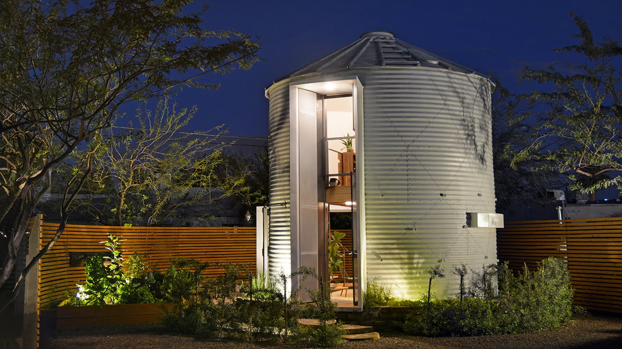 Newlywed Life in a Tiny Grain Silo Home Zillow Video