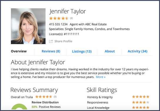 Lookin’ Good Trulia Agent Profiles Get a Makeover Trulia