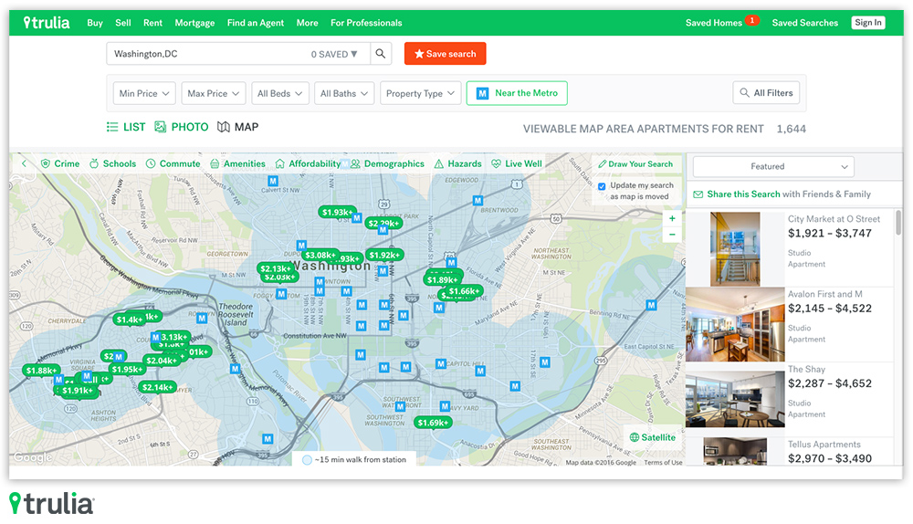 Introducing Trulia Rent Near Transit, Helping Consumers Find Rental
