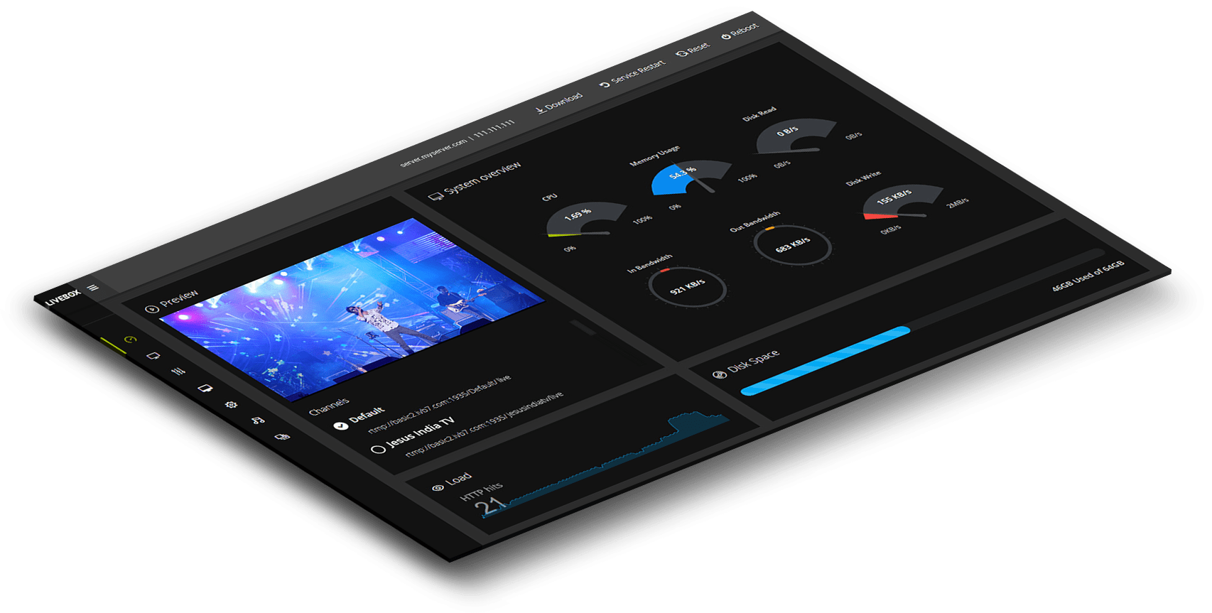 Livebox Live Streaming Server Best Streaming Server for Live Media