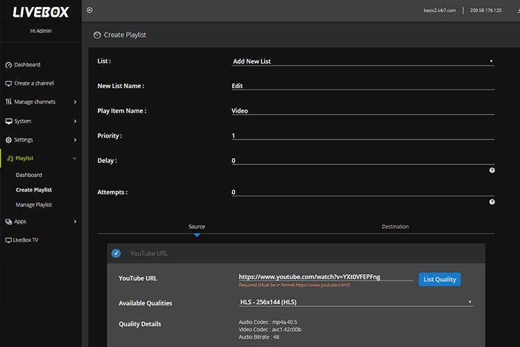 Livebox Live Streaming Server Best Streaming Server for Live Media