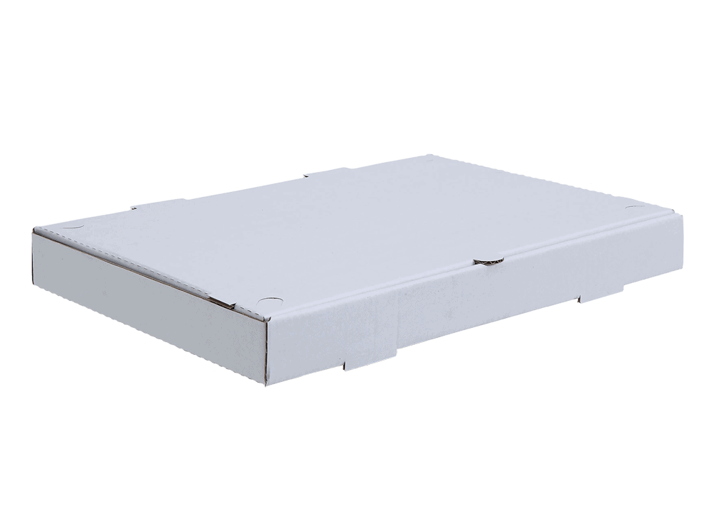 Plain White/Kraft Sheet Pizza Boxes W Packaging