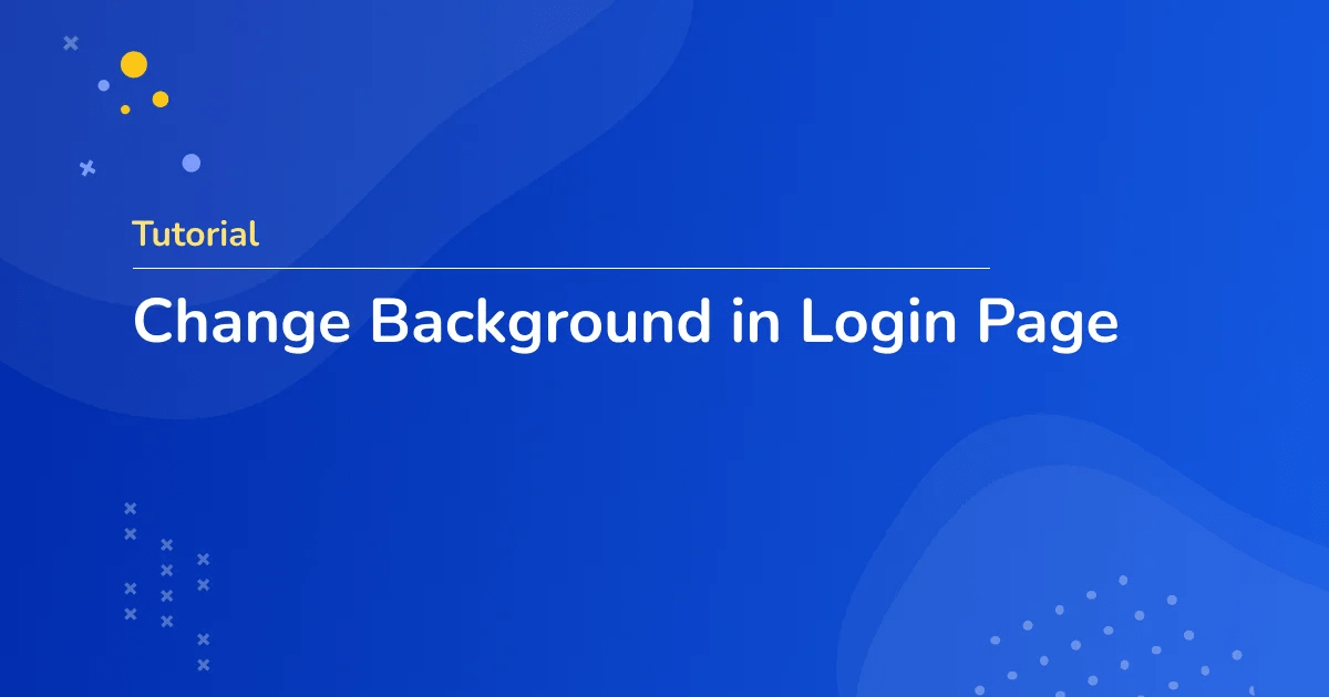 How to change Background in WordPress Login Page? — WP Adminify