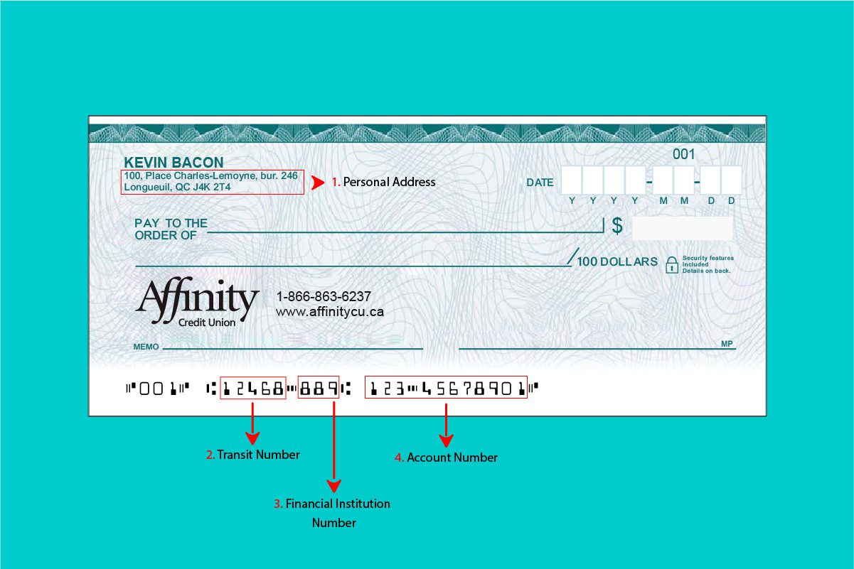 Affinity Credit Union Sample Cheque Everything You Need to Know to