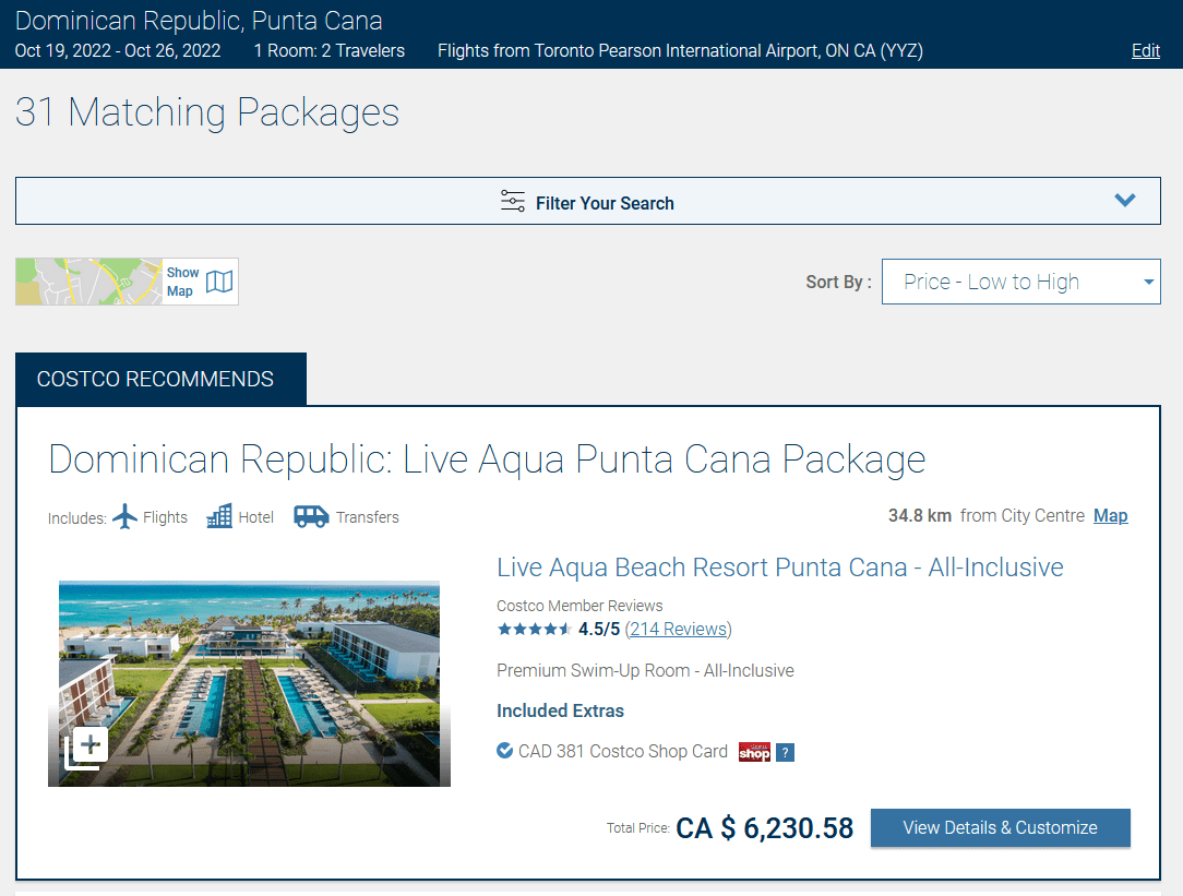 Costco Travel Review