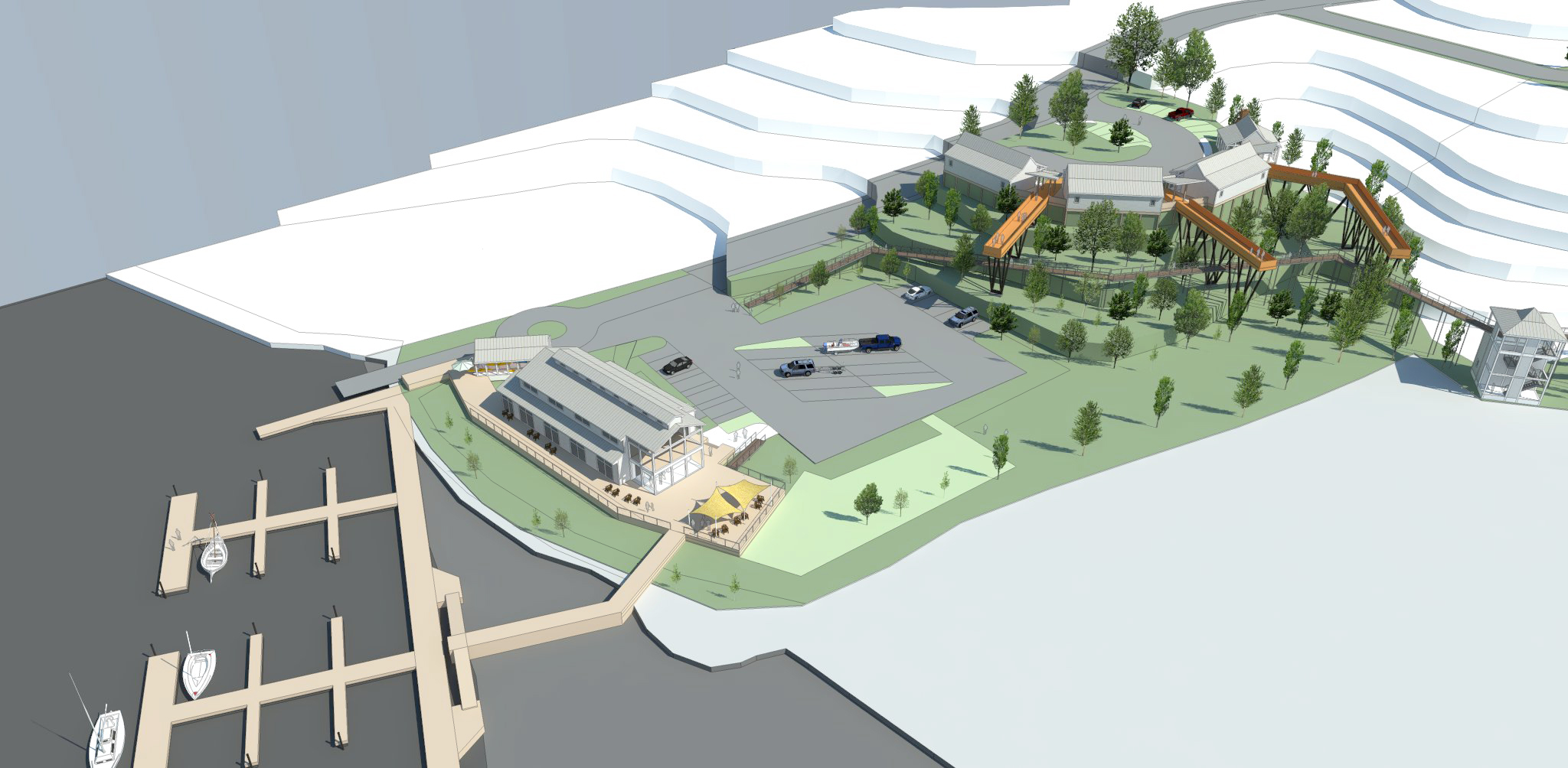 Grey’s Creek Marina WPA Work Program Architects