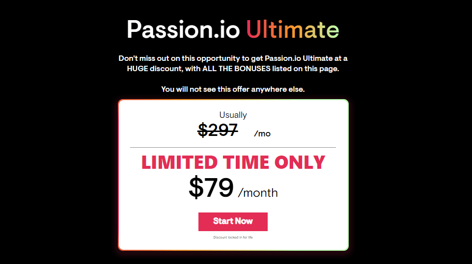 Passion.io Pricing Plans 2023 How Much Does It Cost?
