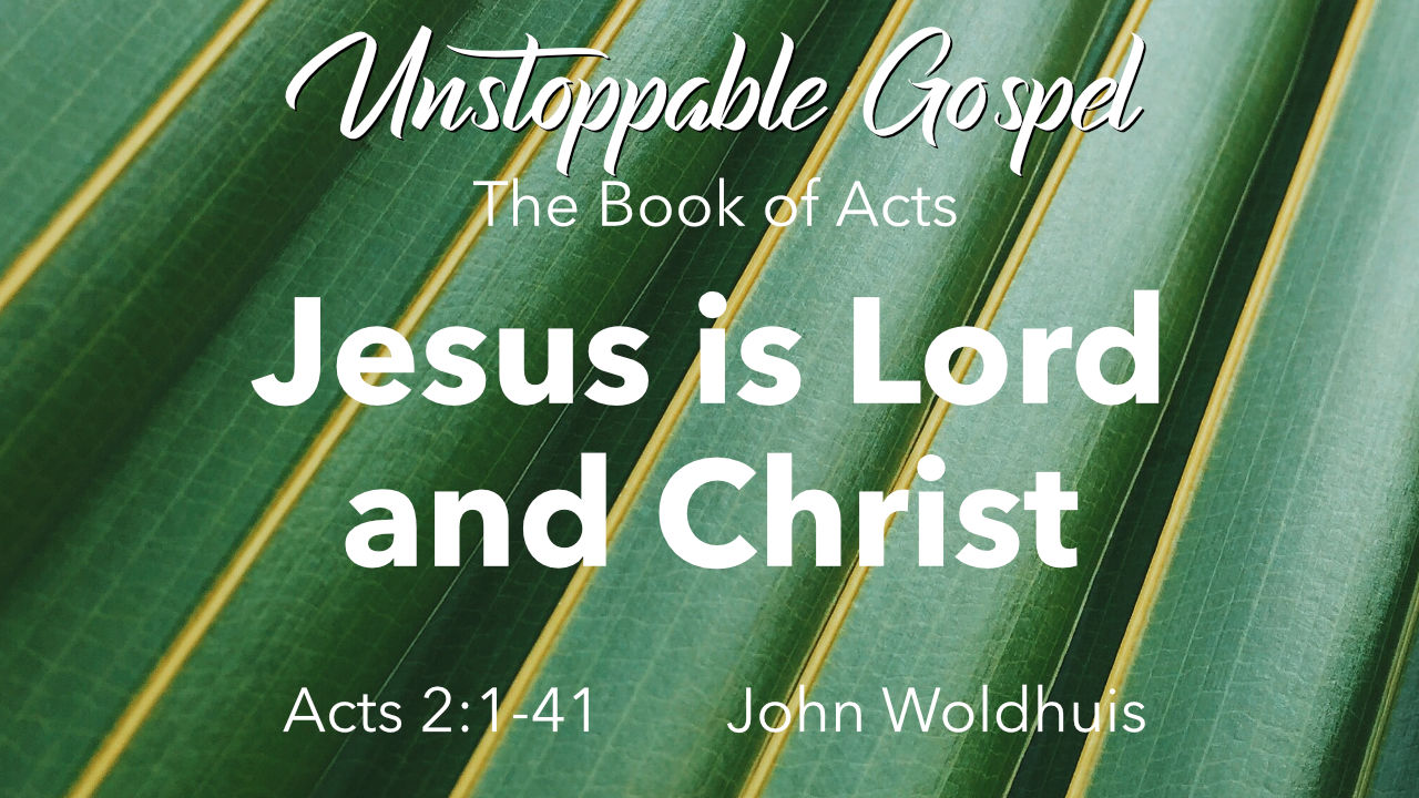 Jesus is Lord and Christ Wahroonga Presbyterian Church