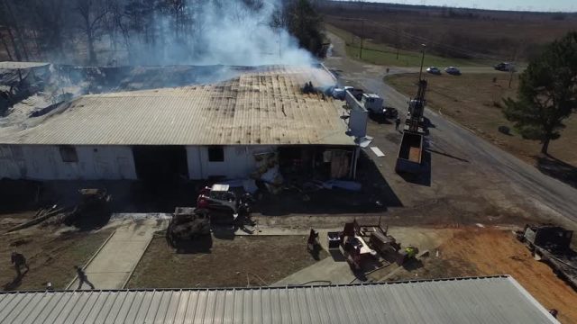 Clay County Fire Full Drone Footage Home WCBI TV Your News Leader