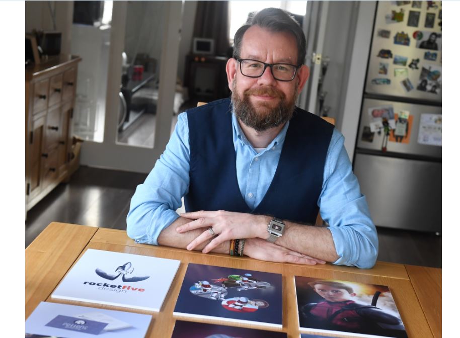 Former oil worker blasts off with graphic design business News for