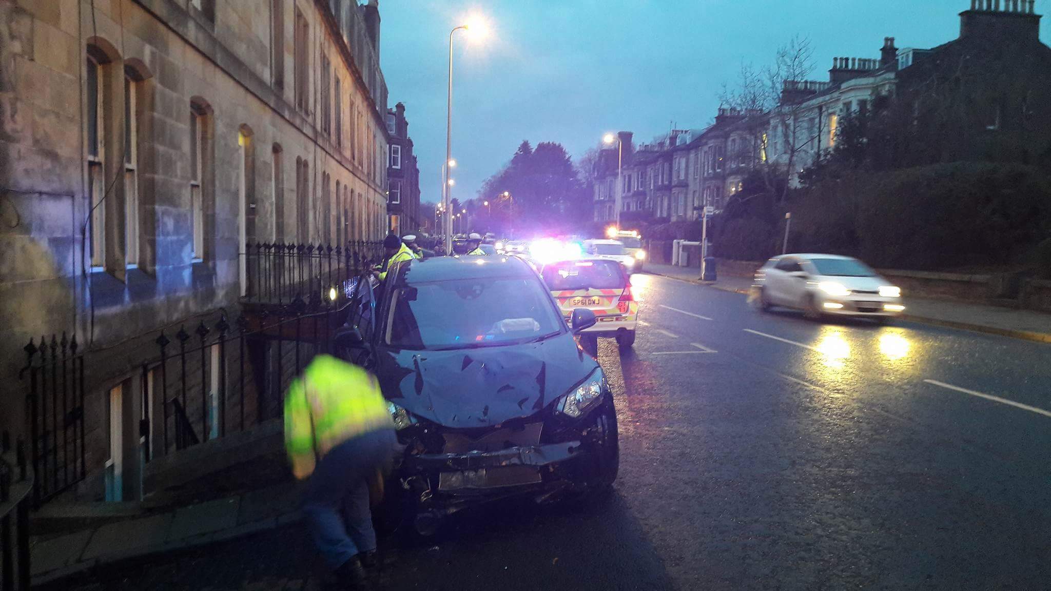 VIDEO Twocar crash in Dundee today Evening Telegraph