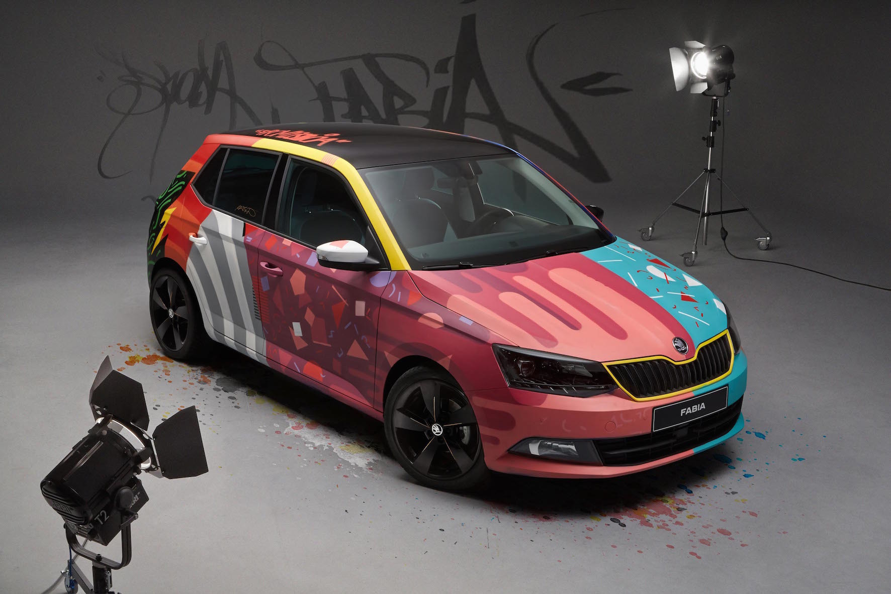 Skoda gets arty with new Fabia Press and Journal