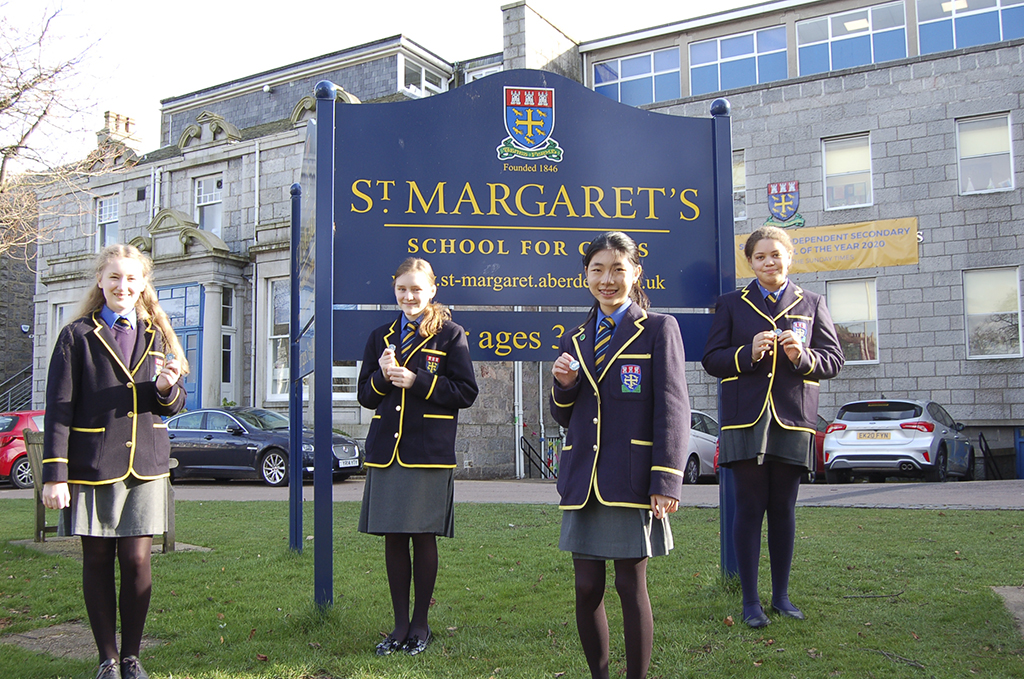St Margaret's School for Girls finish third in the UK Scottish Field