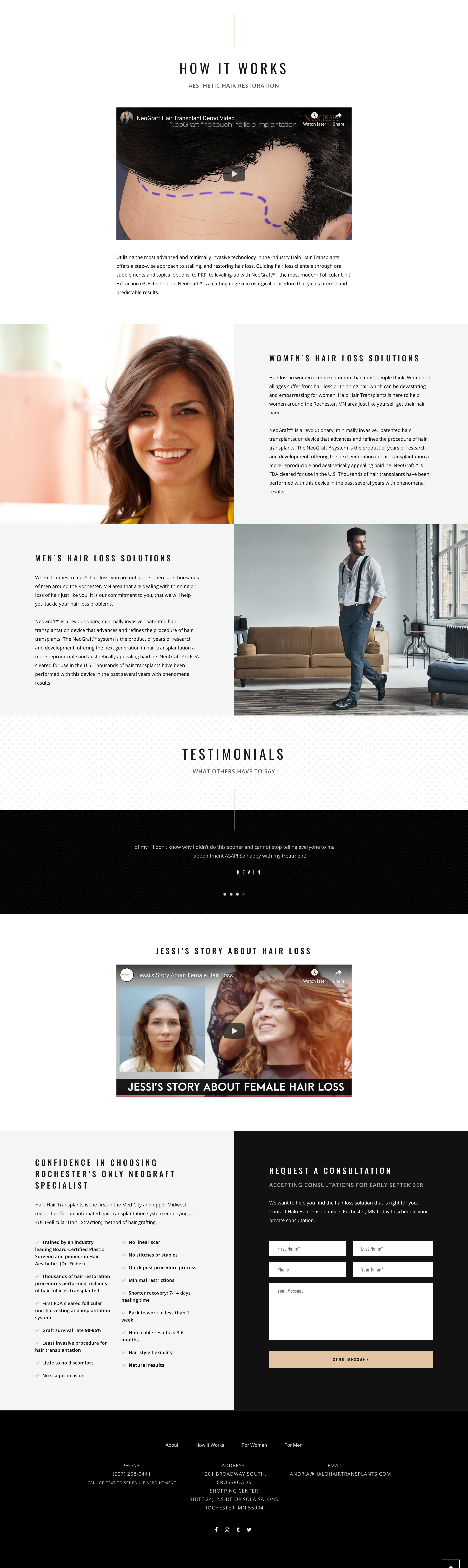 Halo Hair Transplants WP Codeus