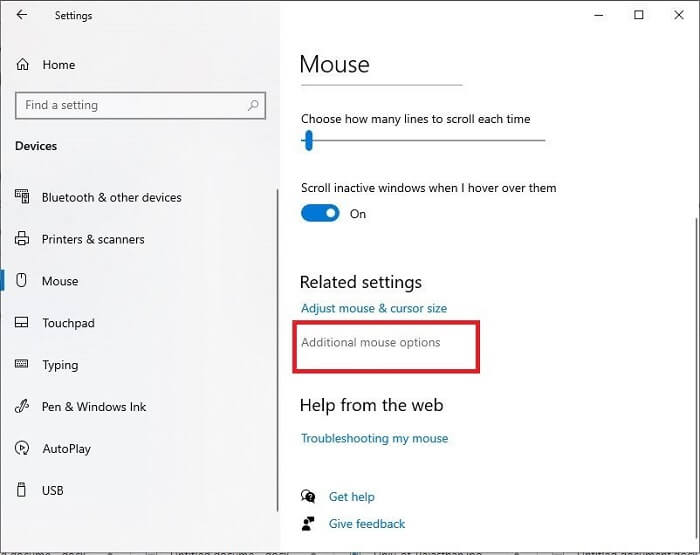 Fix Touchpad Scroll Not Working on Windows 10