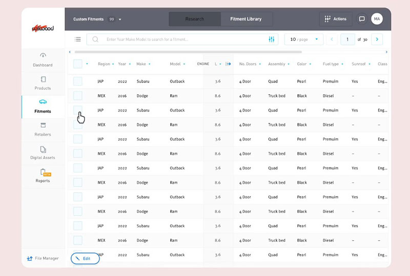 Data Table UI Design Examples To Use As Inspiration