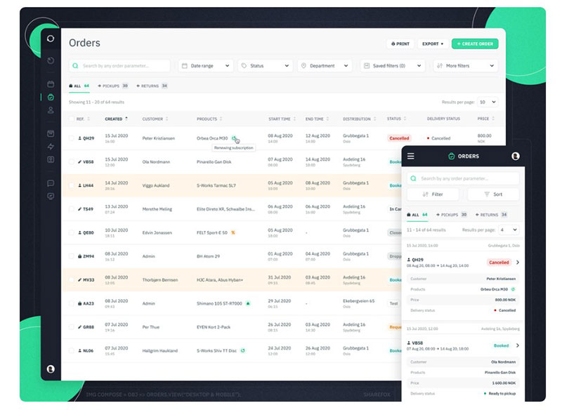 Data Table UI Design Examples To Use As Inspiration