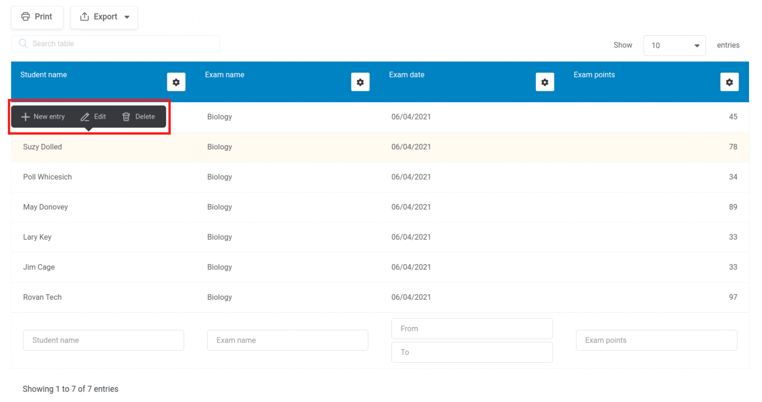 Inline Editing of Tables wpDataTables Tables and Charts Plugin