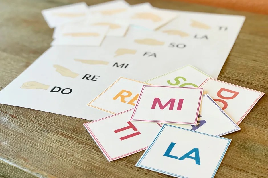 Solfège Flashcards and Reference Sheet Hoffman Academy Blog