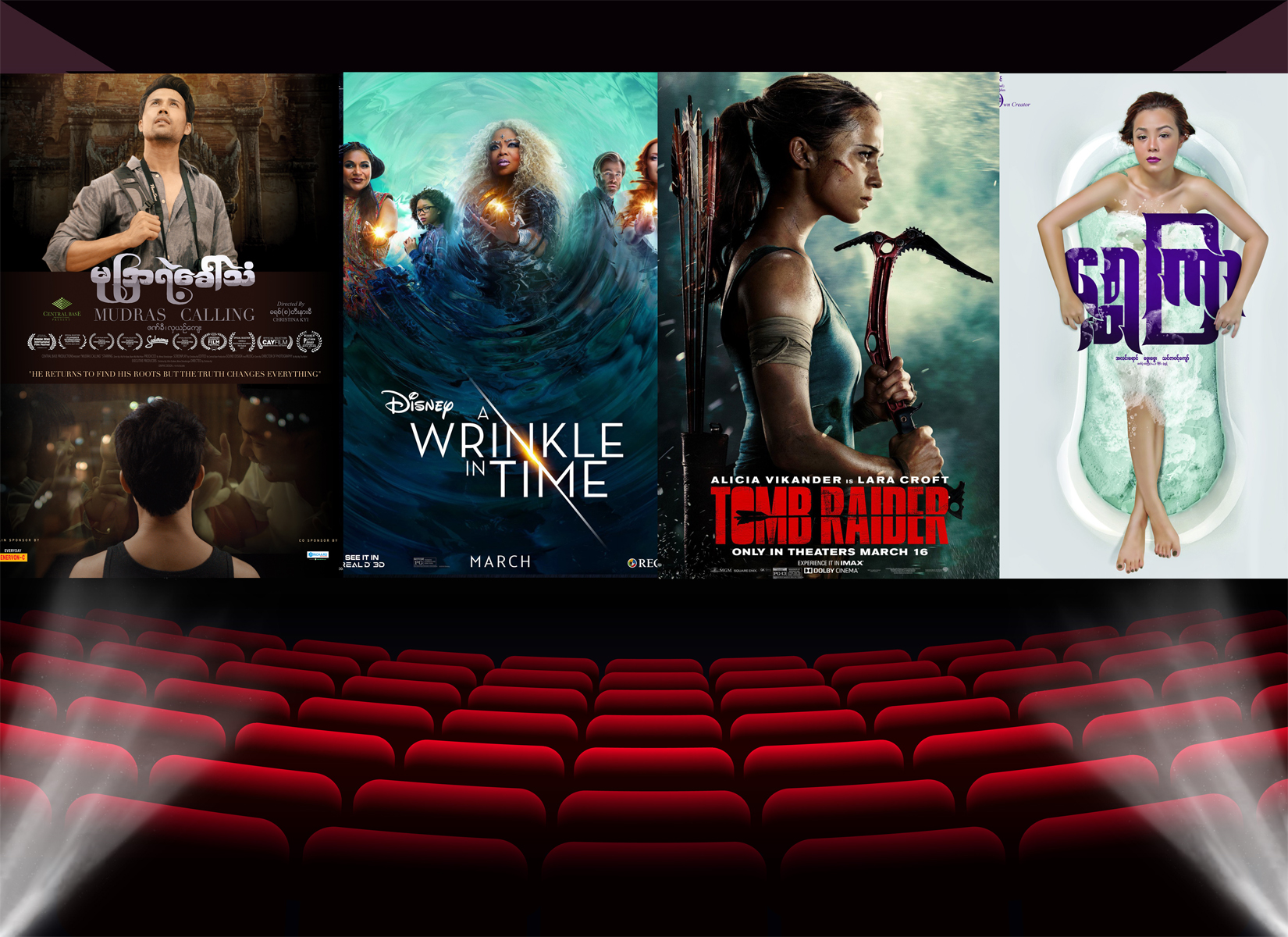 Cinema Movies now showing in Yangon from 16th to 22nd March 2018