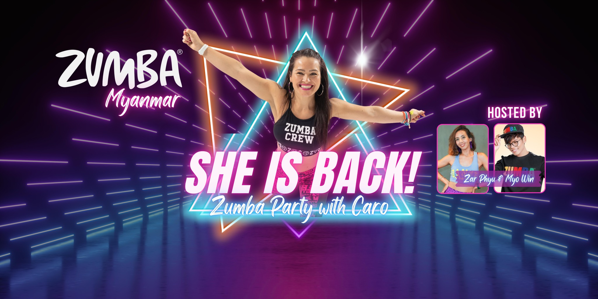 Zumba party with Caro ! MYANMORE