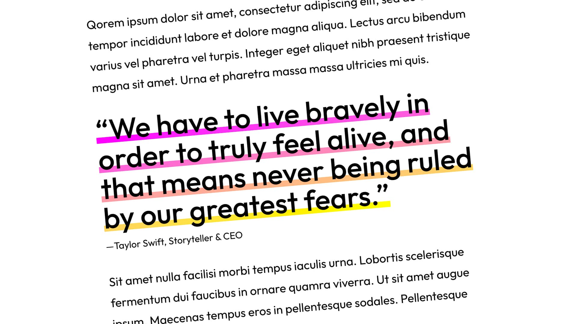 Create a Gradient Underline Block Style for Quotes Builders