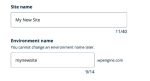 Build a New Site on WP Engine - Support Center