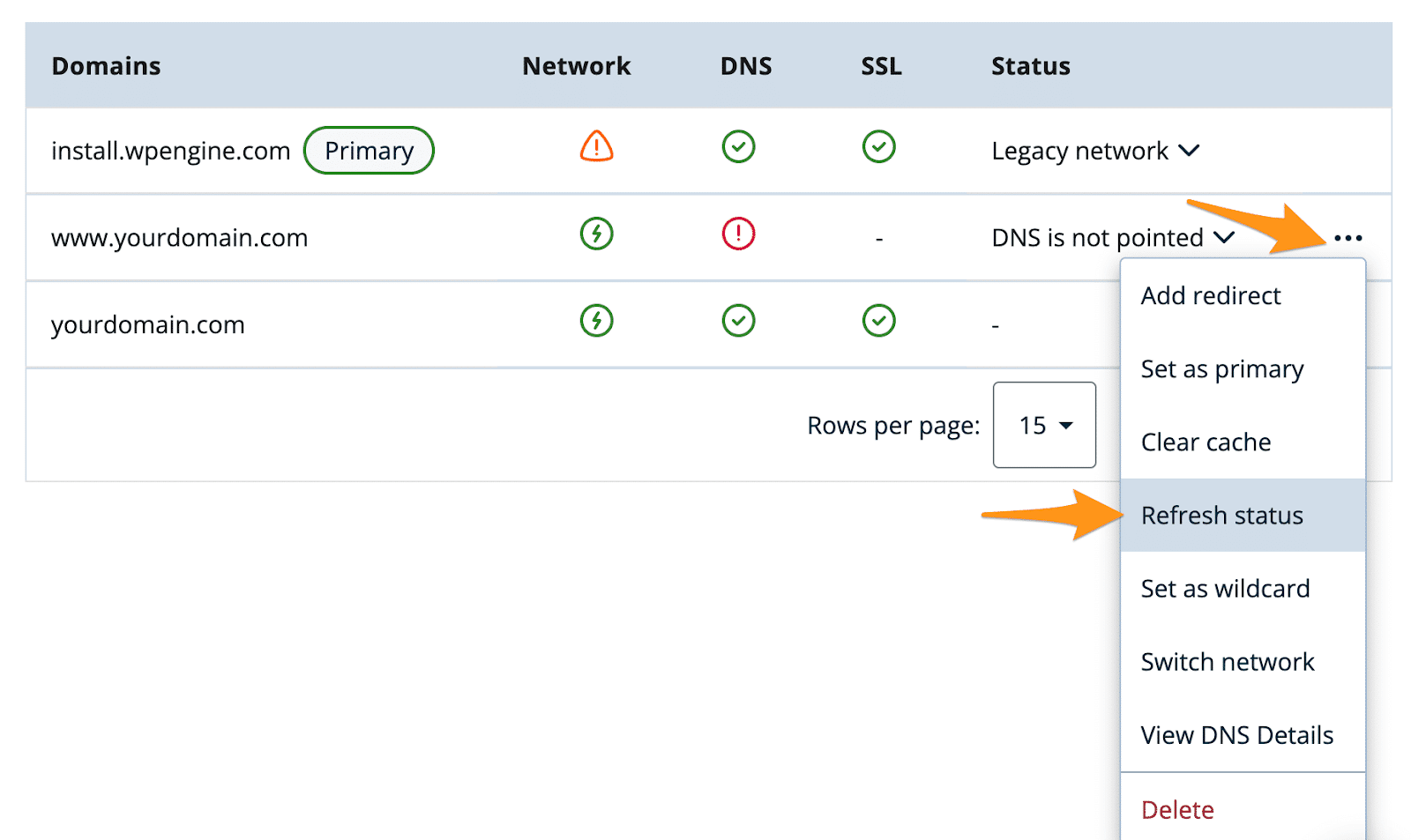 Manually Point DNS to WP Engine - Support Center