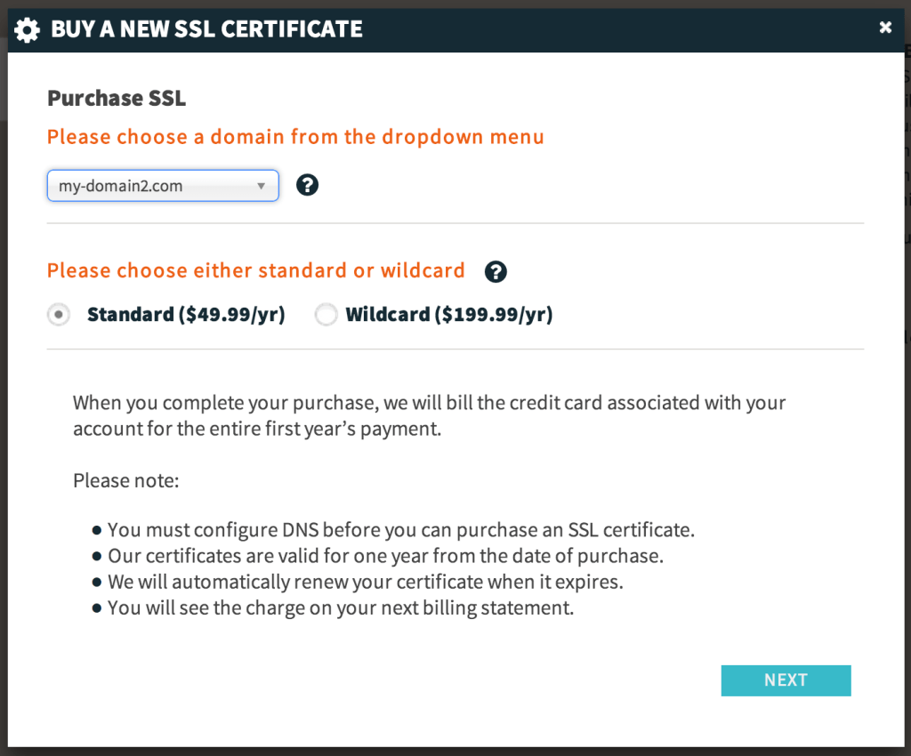 You Can Now Buy SSL Certificates in the User Portal! WordPress