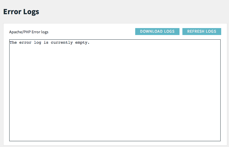 How do I access the PHP/Apache error log for my account? WordPress