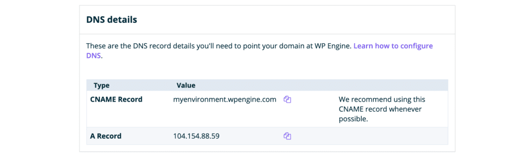Point GoDaddy DNS to WP Engine - Support Center
