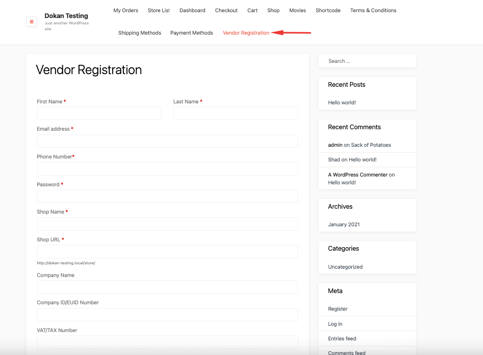 How to Customize a Vendor Registration Form in Dokan weDevs
