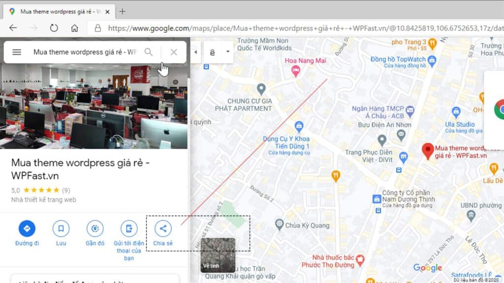 Chèn Google Map Vào Wordpress