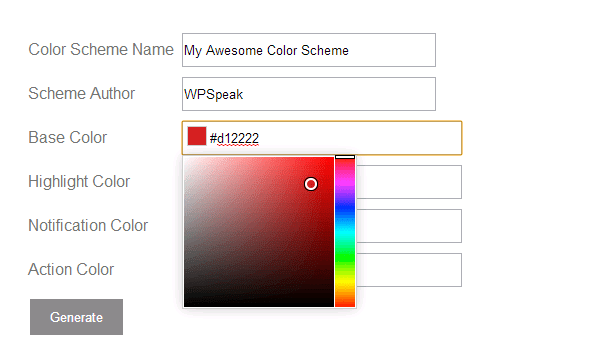 How to Create Your Own Admin Color Scheme WPFeed