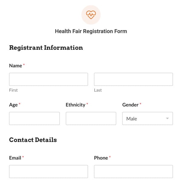 Customizable Brownies Registration Form Template