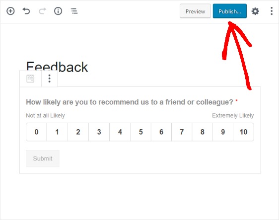 How to Create a Net Promoter Score (NPS) Survey in WordPress