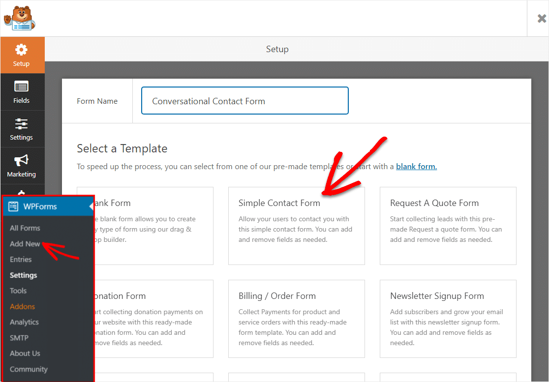 How to Create a Conversational Contact Form (Easily)