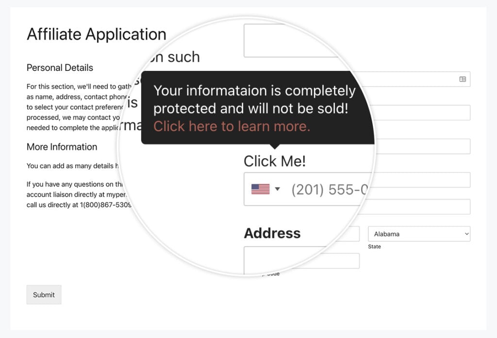 How to Display Shortcodes Inside the Label of the Form Field