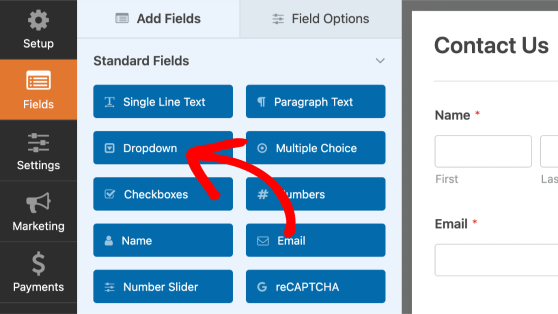 How to Customize the Dropdown Field in WPForms
