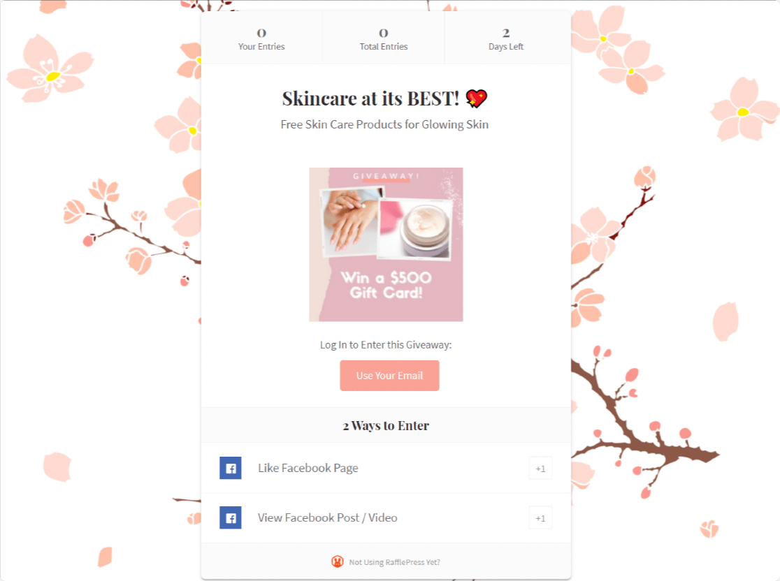 9 Giveaway Landing Page Examples To Inspire You